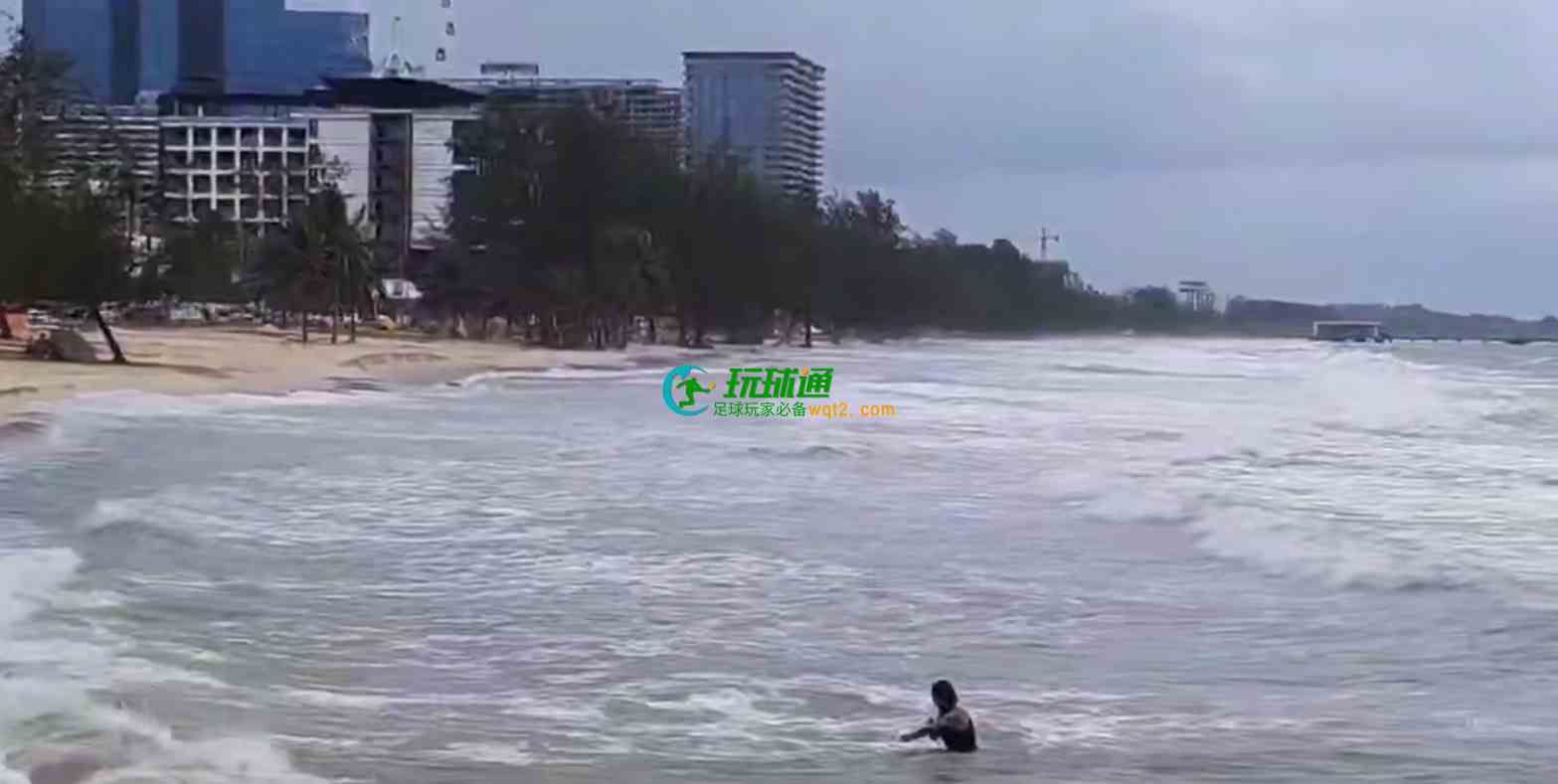 西港海滩中国女子疑吸毒失控险被卷海