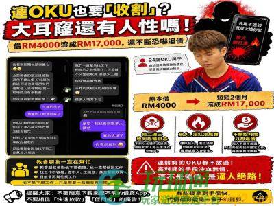 大马残障小伙误把网贷当补助